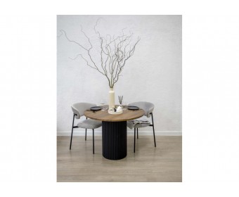 Стол Барел 110 орех кантри / черный