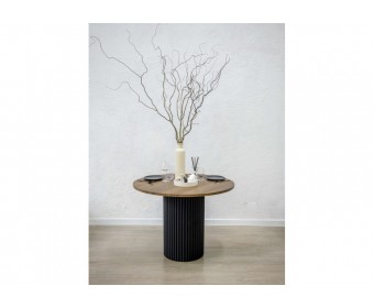 Стол Барел 110 орех кантри / черный