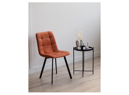 Стул на металлокаркасе Чилли терракотовый / черный в Кургане