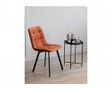 Стул на металлокаркасе Чилли терракотовый / черный в Кургане