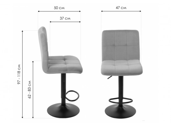 Барный стул Milton бежевый в Кургане