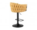 Барный стул 9690-LM Leon желтый / черный в Кургане