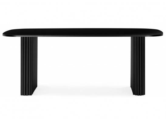 Деревянный стол Бавария B 180 х 90 черная пленка шагрень / черный в Кургане