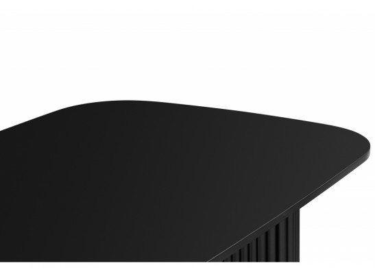 Деревянный стол Бавария B 180 х 90 черная пленка шагрень / черный в Кургане