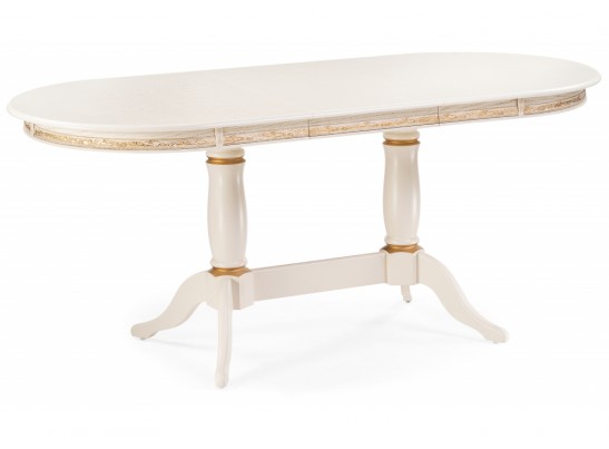 Деревянный стол Джил крем / золотая патина в Кургане