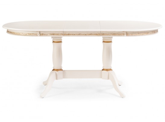 Деревянный стол Джил крем / золотая патина в Кургане