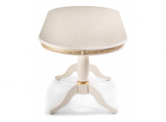 Деревянный стол Джил крем / золотая патина в Кургане