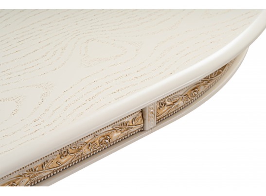 Деревянный стол Джил крем / золотая патина в Кургане