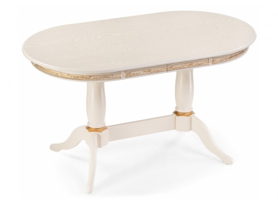 Деревянный стол Джил крем / золотая патина в Кургане