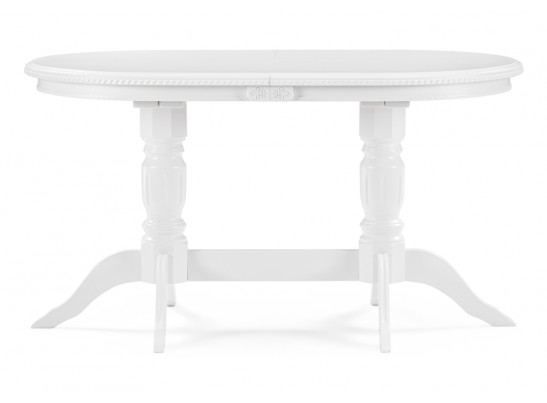 Деревянный стол Эритрин 140(180)х80х77 белый / белый в Кургане