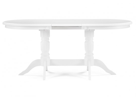 Деревянный стол Эритрин 140(180)х80х77 белый / белый в Кургане