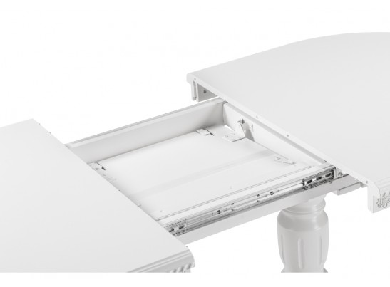 Деревянный стол Эритрин 140(180)х80х77 белый / белый в Кургане