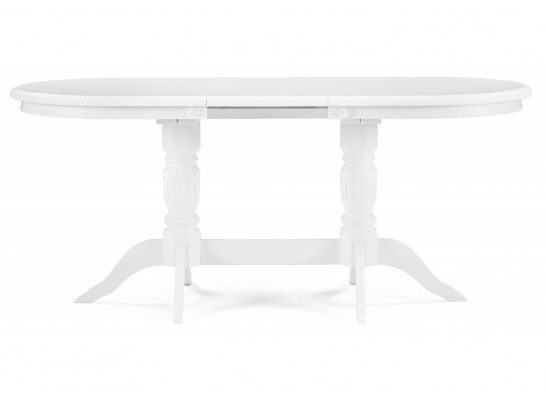 Деревянный стол Эритрин овальный белый в Кургане