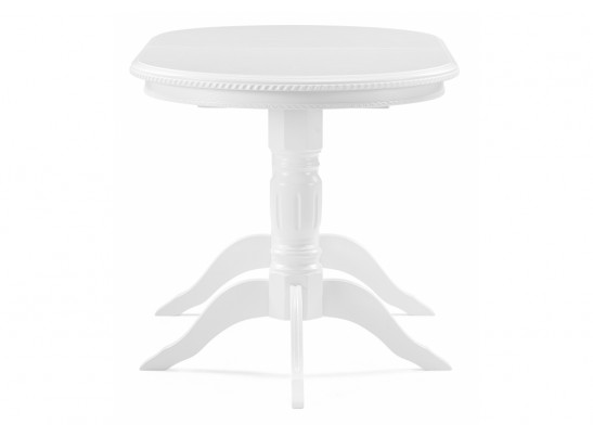 Деревянный стол Эритрин овальный белый в Кургане