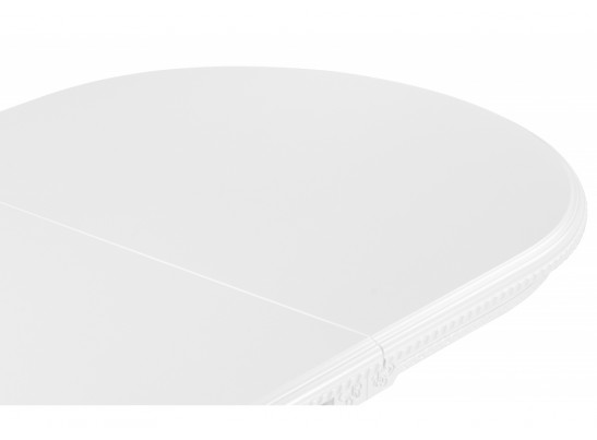 Деревянный стол Эритрин овальный белый в Кургане