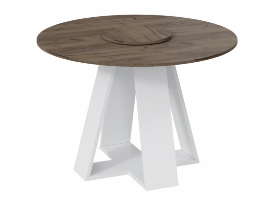 Деревянный стол Райнер белый / дуб крафт золотой в Кургане