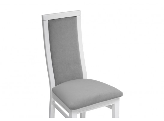 Деревянный стул Давиано серый велюр / белый в Кургане