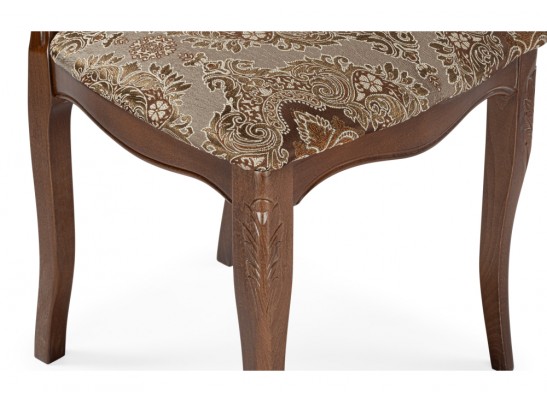 Деревянный стул Эмилин ткань вишня / коричневый в Кургане