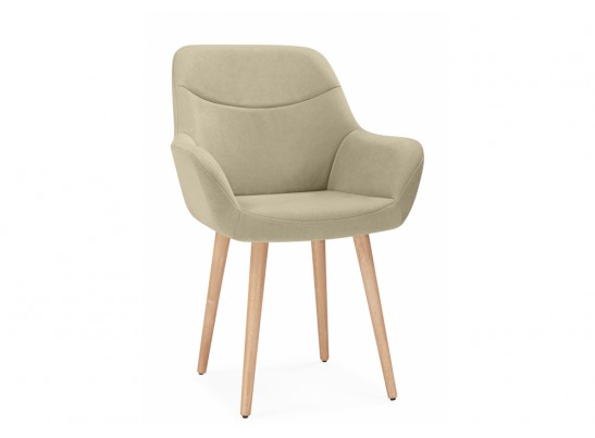 Деревянный стул Флюид бежевый (zd 210) / светлое дерево в Кургане