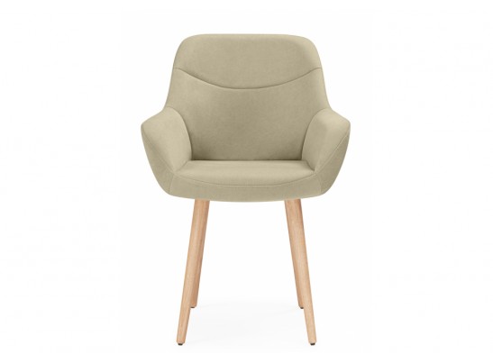 Деревянный стул Флюид бежевый (zd 210) / светлое дерево в Кургане