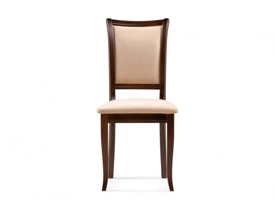 Деревянный стул Корнелл бежевый велюр / орех темный в Кургане