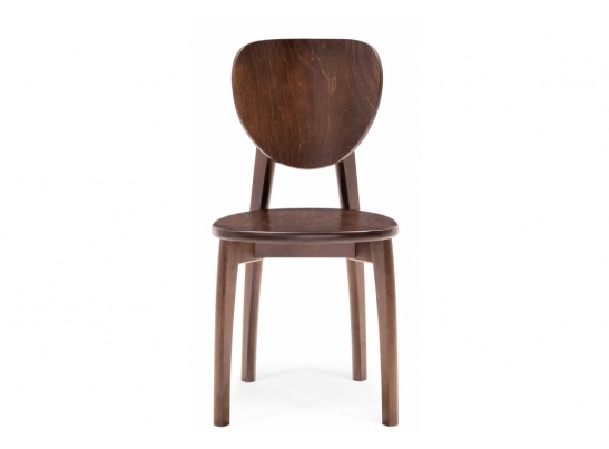 Деревянный стул Окава венге коричневый жесткий в Кургане