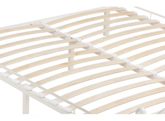 Двуспальная кровать Виктори 2 160х200 белая в Кургане