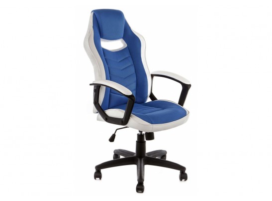 Компьютерное кресло Gamer белое / синее в Кургане