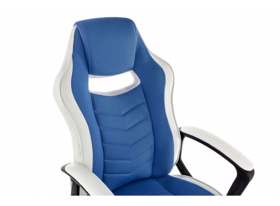 Компьютерное кресло Gamer белое / синее в Кургане
