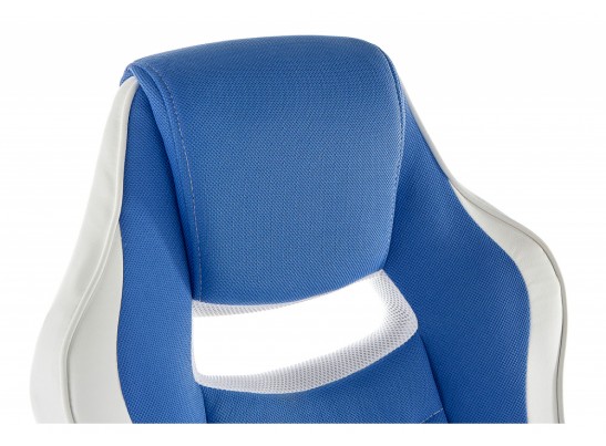 Компьютерное кресло Gamer белое / синее в Кургане