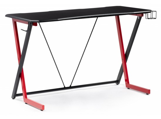Компьютерный стол Kolman 120х60х76 black / red в Кургане