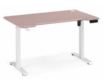 Компьютерный стол Маркос 140х80 розовый / белый