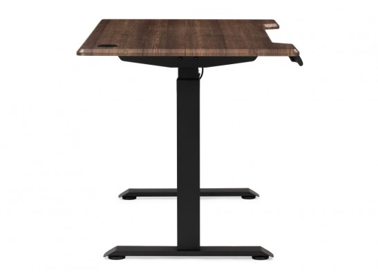 Компьютерный стол Маркос с механизмом подъема 120х75х75 орех кантри / черный в Кургане