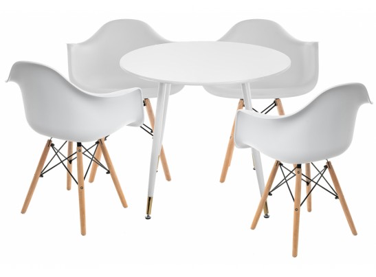Обеденная группа Амител white / wood в Кургане