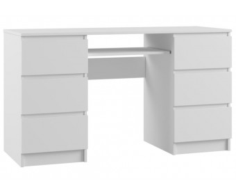 Письменный стол Мадера СМП2.6 135х50х77 лдсп белый