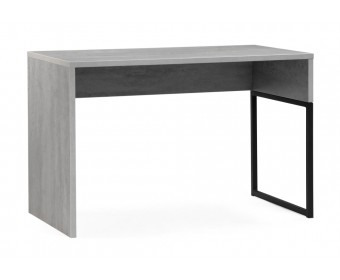 Письменный стол Ниа 115х60 бетон / черный матовый