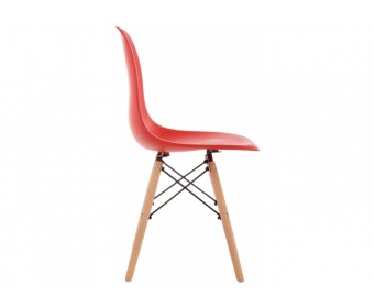 Пластиковый стул Eames PC-015 красный