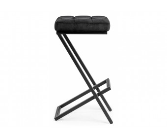 Полубарный стул Амаури катания блэк / черный матовый