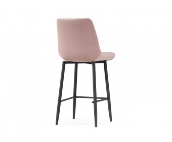 Полубарный стул Баодин К Б/К розовый / черный