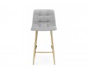 Полубарный стул Чилли Мини светло-серый (zd 960) / золотой в Кургане