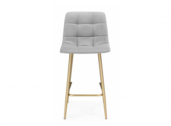 Полубарный стул Чилли Мини светло-серый (zd 960) / золотой в Кургане