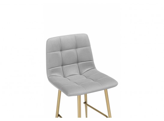 Полубарный стул Чилли Мини светло-серый (zd 960) / золотой в Кургане