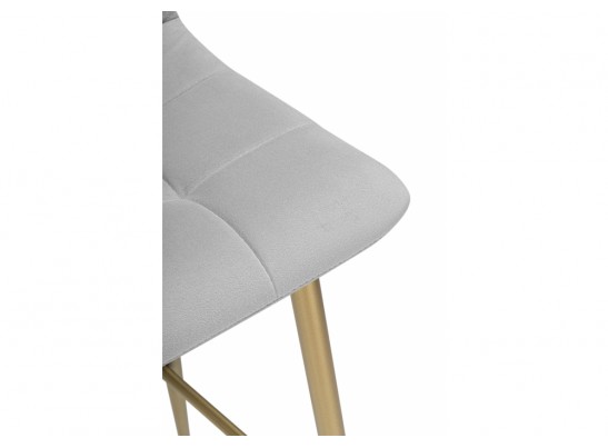 Полубарный стул Чилли Мини светло-серый (zd 960) / золотой в Кургане