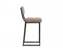 Полубарный стул Ларс selfie mocco / черный в Кургане