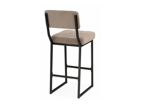 Полубарный стул Ларс selfie mocco / черный в Кургане