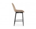 Полубарный стул Седа велюр бежевый / черный в Кургане