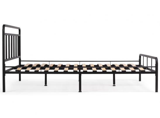 Полутораспальная кровать Рейк 120х200 черная в Кургане