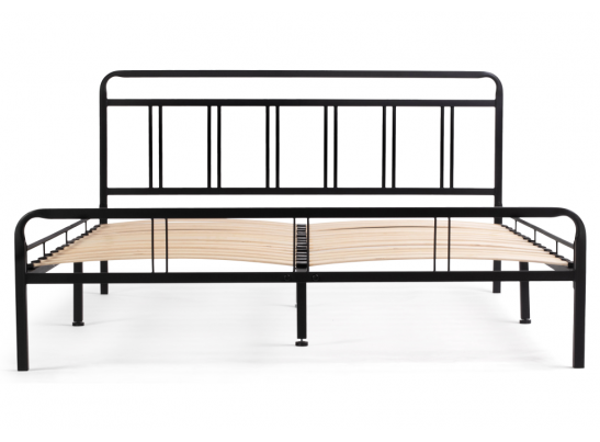 Полутораспальная кровать Рейк 120х200 черная в Кургане