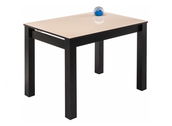 Стеклянный стол Раймунд бежевый / венге в Кургане