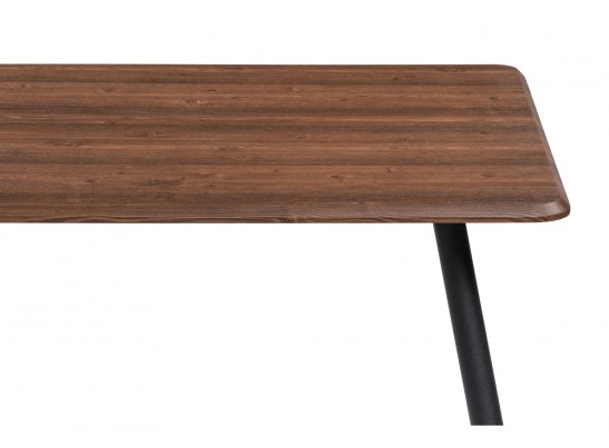 Стол Кангас 120х80х77 орех кантри / черный в Кургане